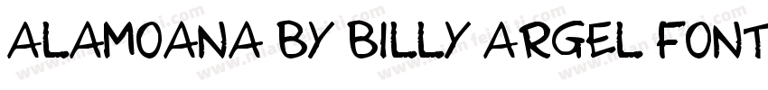 Alamoana by Billy Argel Fonts字体转换